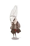 2026 2_horns arthropod artist_name biped black_legs bottomwear clothed clothing empty_eyes english_text female hand_in_pocket handbag hi_res hightguy hollow_knight_(franchise) horn hornet_(hollow_knight) jacket pockets shadow skirt solo standing team_cherry text topwear