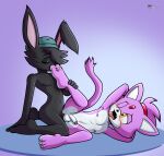 2026 anal anal_penetration balls black_body black_fur blaze_the_cat blush crossgender digital_drawing_(artwork) digital_media_(artwork) domestic_cat feet felid feline felis foot_fetish foot_focus foot_play fourssss ftm_crossgender fur genitals hi_res lagomorph male male/male mammal multicolored_body oral penetration penis sega sex simple_background small_penis sonic_the_hedgehog_(series) tongue tongue_out two_tone_body