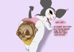 absurd_res after_vore bone bones_in_feces digesiton disposal english_text feces female female_pred hi_res human human_prey invalid_tag kuromi mammal onegai_my_melody poisonsneksoffie sanrio soiling text vore