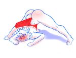 anthro ass_up atomic_wedgie blush butt carol_holiday deer deltarune female hooves humanoid jack-o'_pose mammal new_world_deer nude nude_anthro nude_female pose reindeer reverso-f solo undertale_(series) wedgie wedgie_fetish