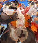 absurd_res anal anal_knotting anal_orgasm anal_penetration animal_genitalia animal_penis anthro anthro_on_anthro anthro_penetrated anthro_penetrating anthro_penetrating_anthro bakemonoy ball_tuft balls beard big_balls big_dom_small_sub big_knot big_penis black_hair bodily_fluids canid canine canine_genitalia canine_penis canis collar cum cum_in_ass cum_inside cum_while_penetrated cumshot dominant duo ejaculation facial_hair fangs feet genital_fluids genitals hair hands-free heart_eyes heart_symbol hi_res knot knotting male male/male male_penetrated male_penetrating male_penetrating_male mammal orgasm pawpads penetration penis scar sex simultaneous_orgasms size_difference smaller_penetrated spiked_collar spikes stand_and_carry_position standing standing_sex teeth tuft wolf x_scar