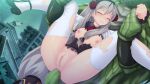  1boy 1girl anal blush breasts building censored clenched_teeth closed_eyes flower folded game_cg grey_hair hair_between_eyes hair_ornament hetero kourin_tenshi_en_ciel_rena kura_(en_ciel_rena) large_variant_set legs_up long_hair low-tied_long_hair medium_breasts monster mosaic_censoring nipples non-web_source official_art outdoors penis pussy pussy_juice rape restrained reverse_suspended_congress saitou_natsuki sex shoes spread_legs suhamaya teeth thighhighs torn_clothes torn_thighhighs variant_set very_long_hair white_thighhighs 