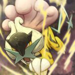 2026 3_toes absurd_res ambiguous_feral ambiguous_gender black_body black_fur black_markings blue_tail claw_toes electrogenesis fangs feet feral fur generation_2_pokemon hi_res legendary_pokemon mane markings motion_blur nintendo open_mouth pink_tongue pokemon pokemon_(species) pupils purple_body purple_fur purple_mane quadruped raikou red_eyes running shaded solo spicyichizo tail teeth toes tongue white_body white_fur yellow_body yellow_fur