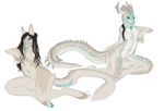  cat dragon duo feline female mammal raphian shiko shikoku-una tiger yawri 