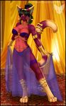  arabian armlet barefoot belly_chain belly_dancer black_hair bracelet camel_toe cat clothed clothing dancing feline female hair harem jewelry looking_at_viewer mammal mark_haynes necklace purple_eyes skimpy solo toe_ring whiskers 