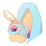 1:1 2022 alien amateru_kai ambiguous_gender anthro antlers big_ears biped bipedal_feral black_sclera blue_eyes blush blush_stickers bust_portrait carrying_another chest_tuft chinchilla chinchillid digital_drawing_(artwork) digital_media_(artwork) duo elfilin fecto_elfilis feral fur head_wings hiding_in_fluff horn huge_wings kirby_(series) male_(lore) mammal mouthless multicolored_body multicolored_eyes multicolored_fur neck_tuft nintendo notched_ear on_shoulder orange_body orange_fur pink_eyes portrait pupils rodent semi-anthro side_view simple_background size_difference starling_(kirby) tan_body tan_fur teal_body teal_eyes teal_fur tuft unusual_wing_placement white_background wings