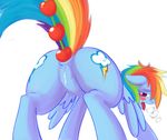  anal anal_beads anal_penetration anus bigbuttponies butt cutie_mark drooling equine female feral friendship_is_magic hair horse long_hair looking_back mammal multi-colored_hair my_little_pony open_mouth orgasm pegasus penetration pony purple_eyes pussy pussy_juice rainbow_dash_(mlp) rainbow_hair saliva sex_toy solo spread_legs spreading tongue tongue_out wings 