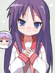  9law blue_eyes hiiragi_kagami hiiragi_miki lowres lucky_star multiple_girls pink_neckwear ryouou_school_uniform school_uniform serafuku 