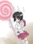  asuka_(busou_shinki) backpack bag busou_shinki candy doll_joints food lollipop randoseru satou_atsuki solo swirl_lollipop thighhighs 