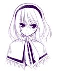  alice_margatroid bad_id bad_pixiv_id hairband monochrome purple solo souto touhou 