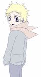  blond_hair blonde_hair scarf south_park tweek tweek_tweak 