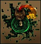  abstract mask midna red_eyes red_hair solo the_legend_of_zelda the_legend_of_zelda:_twilight_princess 