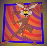 2026 3_toes 4_fingers abstract_background alternate_version_at_paywall anthro arched_back arm_tuft athletic athletic_anthro athletic_male back_tuft bedroom_eyes belly big_muscles big_pecs biped black_eyes black_nose black_toe_claws brown_body brown_fur bubble_butt butt canid canine canis cheek_tuft chest_tuft claws colored coyote curling_tail curvy_figure digital_drawing_(artwork) digital_media_(artwork) elbow_tuft eyebrows facial_tuft feet fingers flat_colors fluffy fluffy_chest fluffy_tail fur gavanzude gesture glance glistening glistening_butt half-closed_eyes hi_res humanoid_feet humanoid_hands looney_tunes male mammal multicolored_body multicolored_fur muscular narrowed_eyes nude paws pecs pinup plantigrade pose presenting presenting_hindquarters puffed_out_chest raised_heel rear_view ringed_background seductive shoulder_tuft signature skinny skinny_anthro skinny_male slim slim_anthro slim_male small_waist smug smug_expression smug_eyes smug_face smug_grin soles solo spine spiral_background standing standing_on_toes tail tan_belly tan_body tan_eyebrows tan_fur tasteful_nudity teasing teasing_look teasing_with_butt teasing_with_tail tiptoes toe_claws toes tongue tongue_out tuft two_tone_body two_tone_fur warner_brothers wasp_waist waving waving_hand wile_e._coyote yellow_sclera