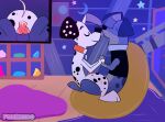  101_dalmatian_street 101_dalmatians anal anal_penetration animal_genitalia animal_penis anus balls balls_touching black_body black_fur black_nose black_sleeveless_shirt black_spots bodily_fluids canid canine canine_genitalia canine_penis canis cum cum_inside dachshund dalmatian disney domestic_dog duo dylan_(101_dalmatians) feral floppy_ears foxretro french_kissing fur genital_fluids genitals grey_body grey_ears grey_fur heterochromatic_ears hi_res hunting_dog kissing licking_nose male male/male mammal penetration penis rubbing sex spencer_(101_dalmatians) spots tan_body tan_fur telescope white_body white_fur white_spots 