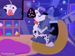  101_dalmatian_street 101_dalmatians anal anal_penetration animal_genitalia animal_penis anus balls balls_touching black_body black_fur black_nose black_sleeveless_shirt black_spots bodily_fluids canid canine canine_genitalia canine_penis canis cum cum_inside dachshund dalmatian disney domestic_dog duo dylan_(101_dalmatians) feral floppy_ears foxretro french_kissing fur genital_fluids genitals grey_body grey_ears grey_fur heterochromatic_ears hi_res hunting_dog kissing licking_nose male male/male mammal penetration penis rubbing sex spencer_(101_dalmatians) spots tan_body tan_fur telescope white_body white_fur white_spots 