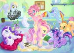  ?? a780505 cloud cutie_mark derpy_hooves_(mlp) dragon equine female feral fluttershy_(mlp) friendship_is_magic hair horn horse lightning mammal multi-colored_hair my_little_pony pegasus pinkie_pie_(mlp) pony rainbow_dash_(mlp) rainbow_hair rarity_(mlp) spike_(mlp) twilight_sparkle_(mlp) tzulin520 unicorn wings 