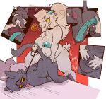 2026 abdominal_bulge absurd_res anal anal_penetration andy_(kaboozey) animal_genitalia animal_penis anthro anthro_on_anthro anthro_penetrated anthro_penetrating anthro_penetrating_anthro areola ass_up barbell_piercing big_areola bite_mark blotchy_areola bodily_fluids bovid breasts butt caprine chest_tuft choker clothing cum cum_inflation cum_inside cyan_(cyantmov) cyantmov dialogue digital_drawing_(artwork) digital_media_(artwork) duo ear_piercing ear_ring english_text equine_genitalia equine_penis eye_bags eyebrows eyelashes felid feline freckled_breasts freckled_butt freckled_face freckled_hips freckled_legs freckled_shoulders freckled_thighs freckles fur genital_fluids genitals goat grey_body grey_fur gynomorph gynomorph/male gynomorph_penetrating gynomorph_penetrating_male hand_on_belly hand_on_butt hands_on_stomach hi_res humiliation inflation intersex intersex/male intersex_penetrating intersex_penetrating_male jewelry leash leash_pull long_eyelashes lying male male_penetrated mammal moan motion_lines necklace nipple_dip nipple_piercing nipples on_front onomatopoeia penetration penile penile_penetration penis penis_in_ass penis_size_difference piercing precum precum_through_clothing raised_inner_eyebrows ring_piercing sex signature slightly_chubby slightly_chubby_anthro slightly_chubby_gynomorph slightly_chubby_intersex sound_effects sweat tail tail_grab tears text tongue tongue_out tuft underwear wet wet_clothing white_body white_fur x-ray_view yellow_sclera