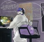  abdominal_bulge almost_fully_inside ambient_among_us anal anal_vore anthro ass_up backsack balls bear beard belly between_buttocks big_belly body_hair body_in_anus bulge bullying butt canid canine canis chair clothed clothing computer computer_keyboard computer_monitor duo electronics endosoma english_text facial_hair fur furniture gaming gaming_while_penetrated genitals gurglegluts hair headphones headphones_only hi_res highlights_(coloring) inside_clothing keyboard living_insertion lock_symbol long_term long_term_storage male male/male male_pred male_prey mammal marvel marvel_rivals monitor muffled muffled_speech multicolored_hair muscular muscular_male neck_tuft nub_tail office_chair on_chair open_mouth overweight overweight_male purple_eyes purple_hair rear_view rumbling_stomach safe_vore sagging_belly silhouetted_face sitting sitting_on_chair spandex teasing teeth teeth_showing text tight_clothing trapped trapped_in_butt trapped_in_clothing trapped_in_underwear tuft under_clothes underwear underwear_only vore white_body white_fur wolf 