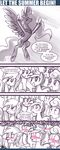  blush comic dialog english_text equine female feral friendship_is_magic group hair horn horse john_joseco lyra lyra_heartstrings_(mlp) mammal my_little_pony pony princess princess_celestia_(mlp) royalty text unicorn winged_unicorn wings 