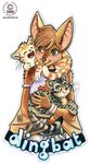  bat blush dingbat embrace feline female group kacey mammal translucent 