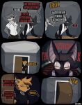  2026 6_panel_comic :< angry anthro artist_name balthy_(suitedwolfie) bat belt big_ears biped black_belt black_body black_bottomwear black_clothing black_eyebrows black_fur black_hair black_markings black_nose black_pants black_shirt black_topwear bottomwear brown_body brown_bottomwear brown_clothing brown_ear_tips brown_fur brown_nose brown_pants buckle bulging_eyes button_(fastener) cain_(suitedwolfie) canid canine canis ceiling close-up closing_door clothing collared_shirt comic detailed_background dialogue digital_drawing_(artwork) digital_media_(artwork) dipstick_ears door door_slam ear_markings ear_piercing ellipsis english_text eye_bags eye_contact eye_through_hair eyebrow_through_hair eyebrows eyelashes eyelashes_through_hair eyewear fangs five_o'clock_shadow formal_wear fox fur furniture glasses gloves_(marking) gold_(metal) gold_accessory gold_glasses gold_piercing gold_watch grey_body grey_bottomwear grey_clothing grey_fur grey_hair grey_inner_ear_fluff grey_pants group hair hallway hand_on_table hands_on_waist head_tilt head_tuft hi_res humor hunched_over inner_ear_fluff inside interjection italic_text jealous k_(suitedwolfie) looking_at_another male mammal markings mole_(marking) multicolored_body multicolored_ears multicolored_fur narrowed_eyes necktie northwestern_wolf onomatopoeia open_mouth opening_door orange_body orange_fur orange_hair orange_text pants piercing pink_eyes pink_inner_ear pink_sclera pupils question_mark raised_eyebrow red_fox red_text shaded shirt slit_pupils snout sound_effects speech_bubble squint stubble suit suit_jacket suitedwolfie table teeth text tired topwear translucent translucent_hair trio true_fox tuft two_tone_body two_tone_fur vignette wall_(structure) watermark wearing_glasses white_body white_clothing white_eyes white_fur white_inner_ear_fluff white_markings white_necktie white_sclera white_shirt white_suit white_suit_jacket white_text white_topwear wingless_bat wolf wood wood_door 