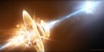  adam_burn bad_deviantart_id bad_id destruction energy_beam english_commentary english_text explosion highres no_humans original planet planetary_destruction science_fiction shockwave space star_(sky) title 
