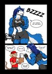  abs biceps blue blue_body breasts canine comic female growth hair hopey long_hair mammal muscles muscular_female pokkuti standing wolf wolfess 