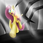  arthropod blue_eyes crying equine female feral fluttershy_(mlp) friendship_is_magic hair horse limbo mammal mephilez my_little_pony pegasus pink_hair pony spider wings yellow yellow_body 