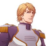  blonde_hair blue_eyes epaulettes lunarclinic male_focus sky_high smile solo superhero tiger_&amp;_bunny 