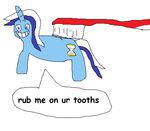  colgate_(mlp) dellovan equine horse my_little_pony pony toothpaste 
