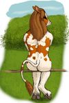  butt cattle cow echoeternal female hair hooves horn mammal nude sky solo tauren video_games warcraft world_of_warcraft 