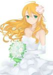  dress hoshii_miki minazuki_randoseru the_idolm@ster wedding_dress 