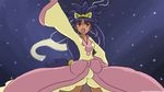  1girl crown haunted_stardust iris_(pokemon) miju pokemon pokemon_(game) pokemon_bw2 solo spoilers vee 