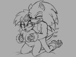  4:3 anthro breast_grab breasts duo female from_behind_position hand_on_breast hi_res incest_(lore) male male/female monochrome mother_(lore) mother_and_child_(lore) mother_and_son_(lore) omegamax parent_(lore) parent_and_child_(lore) parent_and_son_(lore) queen_aleena_hedgehog sega sex son_(lore) son_penetrating_mother sonic_the_hedgehog sonic_the_hedgehog_(series) sonic_the_werehog sonic_underground sonic_unleashed 
