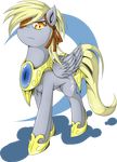  alpha_channel armor cutie_mark derpy_hooves_(mlp) equine eye_patch eyewear female feral friendship_is_magic hi_res mammal my_little_pony pegasus solo wings zaiyaki 