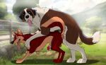 absurd_res anal anal_knotting anal_orgasm anal_penetration animal_genitalia animal_penis balls bandit_(holidaypup) bodily_fluids brown_body canid canine canine_genitalia canine_penis canis cum cum_in_ass cum_inside cum_string cum_while_penetrated digital_media_(artwork) dingo domestic_dog duo ejaculation erection feet feral feral_on_feral feral_penetrated feral_penetrating feral_penetrating_feral from_behind_position fur genital_fluids genitals half-closed_eyes hands-free hi_res holidaypup knot knotting lipsticking male male/male male_penetrated male_penetrating male_penetrating_male mammal molosser mountain_dog narrowed_eyes open_mouth orgasm orgasm_face outside_sex paws penetration penile penile_penetration penis penis_tip raining saint_bernard sex sheath smile tail toes tongue tongue_out wet wet_body