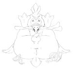 after_anal anthro anus balls bdsm beak bodily_fluids bound butt butternutworm cum cum_in_ass cum_inside farfetch'd flaccid food foreskin generation_1_pokemon genital_fluids genitals leek legs_up male nintendo onion penis perineum plant pokemon pokemon_(species) sketch solo vegetable