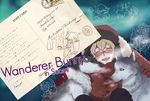  ^_^ bad_id bad_pixiv_id barnaby_brooks_jr blonde_hair closed_eyes finland glasses gravity7696 male_focus parka postcard solo tiger_&amp;_bunny wolf 