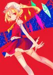  bad_id bad_pixiv_id crystal flandre_scarlet kol49 solo thighhighs touhou wings 