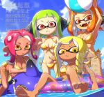  :/ agent_3_(splatoon) agent_3_(splatoon_3) agent_4_(splatoon) agent_8_(splatoon) bare_legs barefoot beach bikini blonde_hair breasts cleavage commentary_request dark-skinned_female dark_skin eyebrow_cut fangs frown gold_bikini golden_week green_hair inkling large_breasts medium_breasts octoling open_mouth orange_eyes orange_hair ovolo123 pink_hair pointy_ears shiny_swimsuit short_eyebrows side-tie_bikini_bottom small_breasts smile splatoon_(series) splatoon_1 splatoon_2 splatoon_2:_octo_expansion splatoon_3 string_bikini suction_cups swim_ring swimsuit tentacle_hair water yellow_eyes 