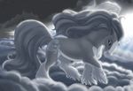  blue_eyes equine feral hibbary hooves horse male mammal mane my_little_pony sky solo stormstar 