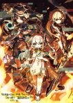  1girl 2boys aether_(as_heaven_and_earth_are_made_anew)_(genshin_impact) aether_(genshin_impact) ahoge armlet armor black_background black_bodysuit black_boots black_bow black_eyes black_hair black_pants black_sandals black_shorts blonde_hair blue_cape blue_gem blue_hat blue_jingasa blunt_ends bodysuit boots bow bracelet braid bright_pupils cape clenched_hand coat cross-shaped_pupils detached_sleeves dress dual_persona earrings eyelashes fire full_body furrowed_brow gem genshin_impact glitch gold gold_ring green_cape green_eyes green_sleeves gurumin_(gurruguru) hair_ornament hands_up hat holding holding_sword holding_weapon japanese_armor jewelry jingasa kote kurokote leaf leaf_hair_ornament long_hair long_sleeves looking_at_viewer mandarin_collar middle_ring multiple_boys nahida_(genshin_impact) open_hand open_hands pants parted_bangs parted_lips purple_rope purple_sash rope rukkhadevata_(genshin_impact) sandals sash scaramouche_(genshin_impact) short_dress shorts side_cape side_ponytail sidelocks smirk sword symbol-shaped_pupils tassel tsurime twitter_username vortex wanderer_(genshin_impact) watermark weapon white_coat white_hair white_mouth white_pupils white_trim yellow_eyes zouri 