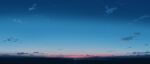  absurdres blue_sky cloud commentary english_commentary gracile gradient_sky highres no_humans original outdoors pink_sky sky sky_focus sun sunset twilight 