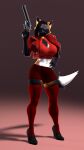  3d_(artwork) 9:16 anthro big_breasts black_body black_clothing black_footwear black_fur black_hair black_high_heels black_tail bottomwear breasts canid canine claws cleavage clothed clothed_anthro clothed_female clothing cross_fox digital_media_(artwork) dipstick_tail eyewear female footwear fox fox_(petruz) fur gun hair hand_on_hip hand_on_own_hip handgun hi_res high_heels holding_gun holding_handgun holding_object holding_ranged_weapon holding_revolver holding_weapon jacket leggings legwear looking_at_viewer mammal markings multicolored_body multicolored_fur navel orange_body orange_eyes orange_fur pose ranged_weapon red_bottomwear red_clothing red_fox red_jacket red_leggings red_legwear red_shorts red_topwear revolver shoes shorts simple_background solo source_filmmaker_(artwork) sunglasses tail tail_markings thevestige thick_thighs topwear true_fox vera_(thevestige) weapon white_body white_fur white_tail_tip 