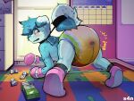  abdl ageplay anthro bdsm blort blush bodily_fluids bodily_noises bondage booties bound calendar canid canine canis clothed clothing diaper diaper_fetish different_sound_effects digital_media_(artwork) domestic_dog embarrassed english_text fan_character feces fur furniture genital_fluids hair handwear hi_res infantilism inside laxative male mammal mitten_hands mittens onomatopoeia pooping potty_chart potty_training raised_tail restraints roleplay s4n shaded soiled_diaper soiling soiling_diaper solo sound_effects spread_legs spreader_bar spreading submissive suppository tail tail_bondage tail_tied teeth text unclean_diaper urine used_diaper using_diaper wearing_diaper wet_diaper 