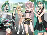  &gt;_&lt; 5girls :3 :d adapted_costume animal_ears animal_hat aqua_eyes aqua_hair bandeau belt blue_eyes blush bmw bmw_z4 boots breasts car cat_ears cat_hat chibi cleavage closed_eyes flat_chest goodsmile_company goodsmile_racing ground_vehicle hachune_miku hair_ornament hair_ribbon hairclip hat hatsune_miku headphones headset high_heels itasha kagamine_len kagamine_rin leaning_forward long_hair megurine_luka megurine_luka_(toeto) midriff motor_vehicle multiple_girls navel o_o open_mouth pink_hair pylori_kin_no_uta_(vocaloid) race_queen racecar racing_miku racing_miku_(2009) ribbon shoes short_hair short_shorts shorts side_slit skinny skirt smile strapless super_gt tank_top tattoo thigh_boots thighhighs tk28 toeto_(vocaloid) tubetop twintails umbrella v-shaped_eyebrows very_long_hair vest vocaloid xd 