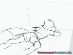  2021 4:3 animated anthro avian bird black_and_white clothed clothing crackajackin diaper digital_media_(artwork) falco_lombardi feathers feces groping_diaper male monochrome nintendo pooping simple_background soiled_diaper soiling solo star_fox tail tail_feathers text unclean_diaper url used_diaper wearing_diaper 