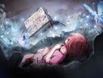  2girls ahoge aya_(project_tokyo_dolls) billboard blood blood_on_clothes blue_butterfly bug building butterfly collarbone crater group_name hand_on_own_chest hiyo_(project_tokyo_dolls) logo long_hair lying madarame_setsuna misaki_(project_tokyo_dolls) multiple_girls nanami_(project_tokyo_dolls) night official_art on_back outdoors pink_hair pink_shirt pink_skirt project_tokyo_dolls psyche_(project_tokyo_dolls) reina_(project_tokyo_dolls) ruins sakura_(project_tokyo_dolls) second-party_source shiori_(project_tokyo_dolls) shirt short_hair short_sleeves silhouette skirt smoke spoilers urban yamada_(project_tokyo_dolls) yuki_(project_tokyo_dolls) 