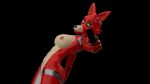 16:9 2024 3d_(artwork) abs animatronic anthro areola big_breasts big_nipples black_background black_eyelids breasts canid canine crossgender digital_media_(artwork) dutch_angle ear_piercing ear_ring facial_piercing female five_nights_at_freddy's fox foxanalover foxy_(fnaf) glistening glistening_body green_eyes gun hair handgun hi_res holding_gun holding_handgun holding_object holding_pistol holding_ranged_weapon holding_weapon looking_at_viewer machine mammal mtf_crossgender nipples nose_piercing nose_ring piercing pistol pointing_gun_at_viewer ranged_weapon red_areola red_body red_hair ring_piercing robot robot_anthro scottgames short_hair simple_background smile smiling_at_viewer solo weapon wide_hips widescreen