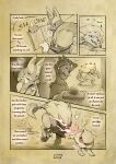 2026 absurd_res anthro arm_scar asche_(truescorn) biped blue_eyes book chest_spike clarity_(truescorn) claws colored comic dialogue duo english_text eyelashes female fur generation_4_pokemon generation_5_pokemon green_eyes hair hi_res huge_filesize inside lucario male nintendo page_number pokemon pokemon_(species) pokemon_mystery_dungeon red_eyes red_tattoo scar spike_chunsoft spikes spikes_(anatomy) tattoo text truescorn zoroark